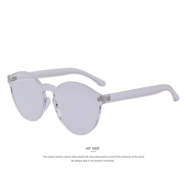 MERRY'S Fashion Women Sunglasses Cat Eye Shades Luxury Brand Designer Sun Glasses Integrated Eyewear Candy Color UV400