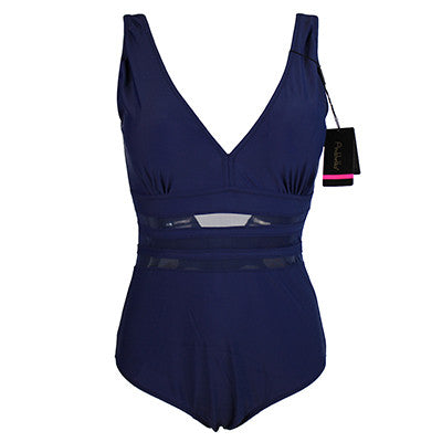 New One Piece Swimsuit Padded Mesh