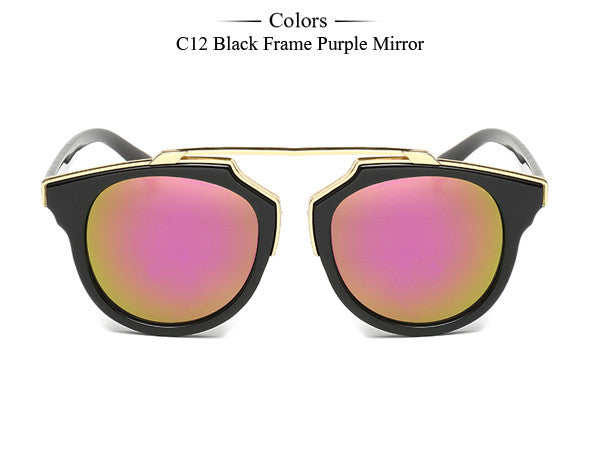 New Fashion Cat Eye Sunglasses Women Brand Designer Vintage Sun Glasses Men Woman UV400 Glasses Oculos De Sol Feminino MA017