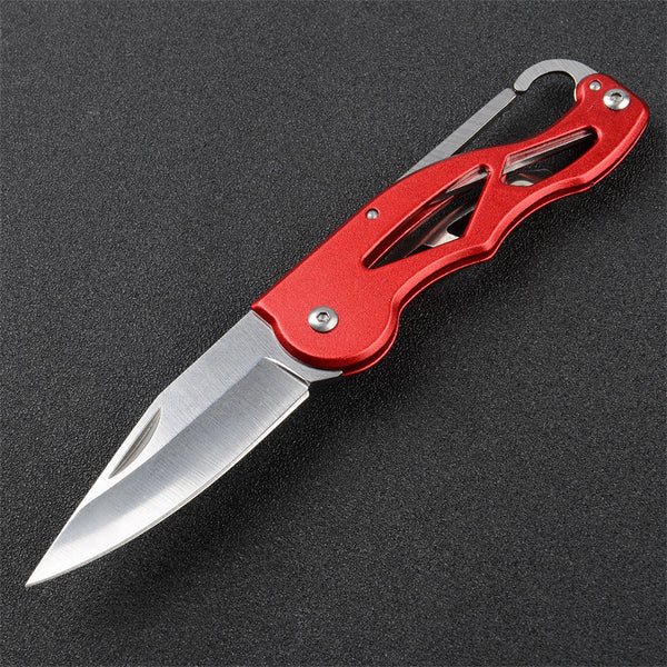 Protable Pocket Knife Folding Fold Hunting Camping Tactical Rescue Surrival Key Ring keychain Mini Peeler Outdoor Survival Tool
