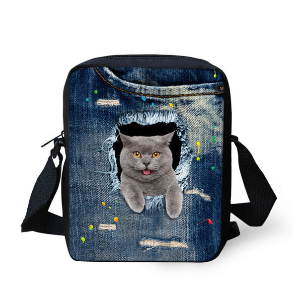 Cat/Dog Denim Bag