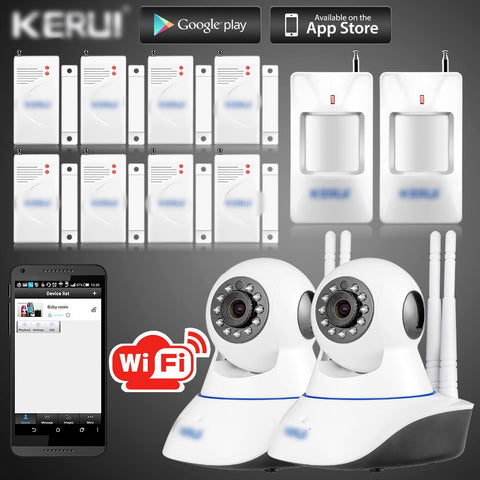 Wireless Wifi 720P IP Camera For Home Security Alarm System