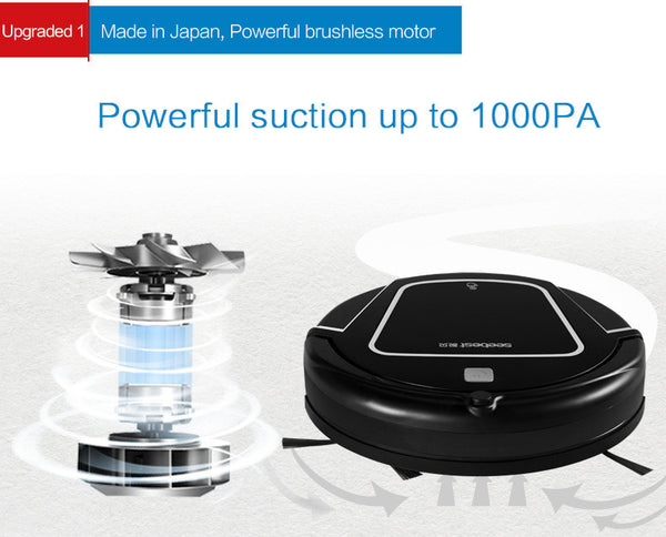 Clean Robot Vacuums Aspirator with Wet/Dry Mop Water Tank