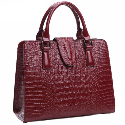 2017 OGRAFF High Quality Crocodile Pattern Women Messenger Handbags