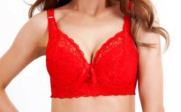 Hot Full cup thin underwear small bra plus size wireless adjustable bra breast reduction cover B C D cup Large size 36-46