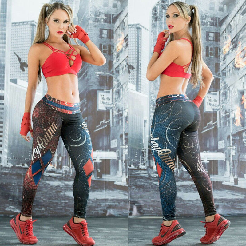 Harley quinn sales yoga pants