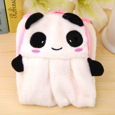Cute Animal Microfiber Kids Children Cartoon Absorbent Hand Dry Towel Lovely Towel For Kitchen Bathroom Use