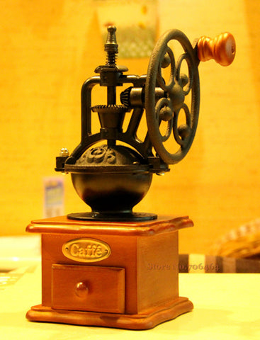 MYM40 Vintage Windmill Steel Grinding Core High Quality Manual Coffee Grinder Wood Handle Manual Coffee Tools