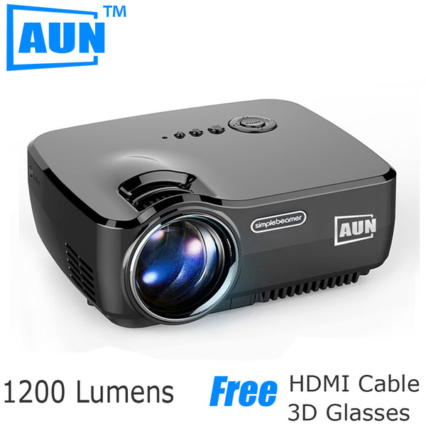 Projector 1200 Lumens Support 1920x1080P