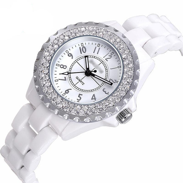Luxury Fashion Casual Quartz & Ceramic Watch