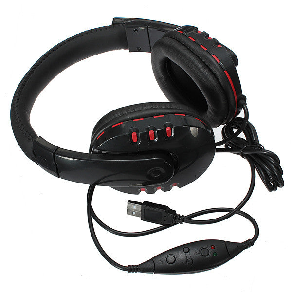 USB Stereo Wired Luxury Headset