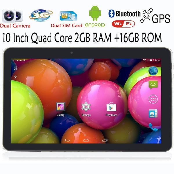 Quad Core 2GB RAM 10 Inch Original 3G Phone Call Android Quad Core Tablet