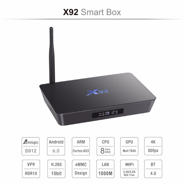 Android 6.0 Smart TV Box 3D