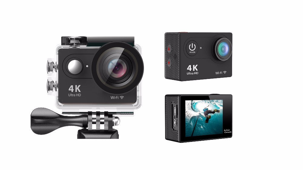 Remote Action Camera Ultra HD 4K WiFi 1080P/60fps 2.0 LCD 170D