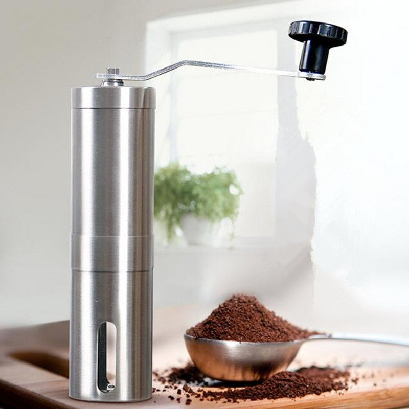 Manual Coffee Grinder Coffee Maker Ceramics Core 304 Stainless Steel Hand Burr Mill Grinder Ceramic Corn Coffee Grinding Machine