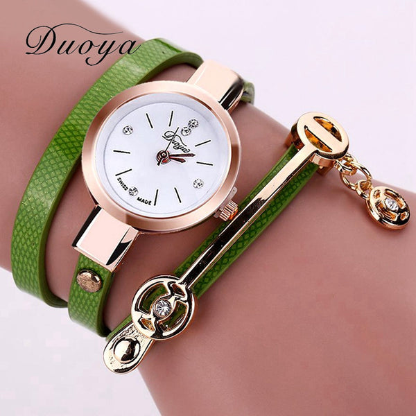 Doya Fashion Women Bracelet Watch Gold Quartz