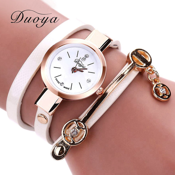 Doya Fashion Women Bracelet Watch Gold Quartz