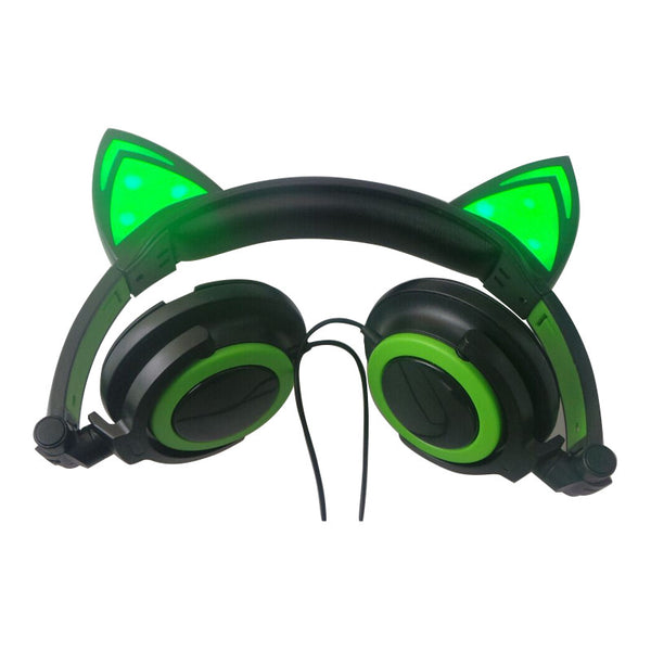 Glowing Cat Ears Headphones